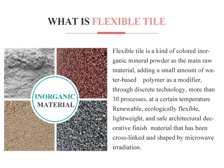 300*600mm Outdoor Slate Flexible Tile Soft Mcm Stone Wall Tiles External Veneer Tile