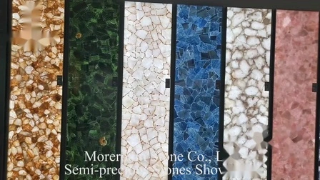 Green Onyx Slab and Tiles for Counterop and TV Wall Decor