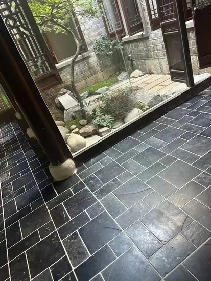 Honed/Flamed/Chiseled Grey Blue Limestone for Exterior Wall and Floor